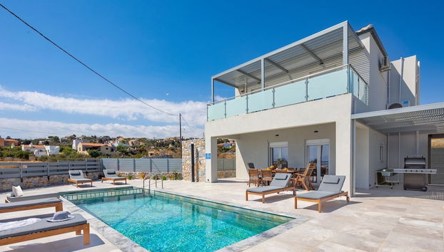 Gianna s Panoramic Seaview Twin Villas With Pool 1 - Foto 4, Habitación