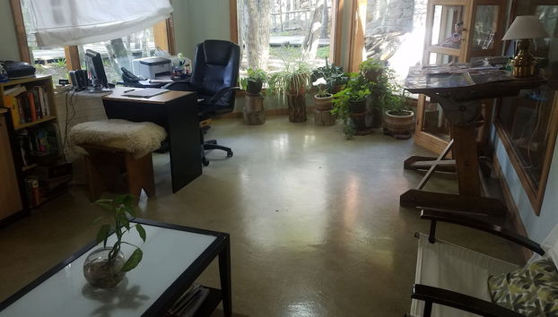 Mostrador de check-in y check-out