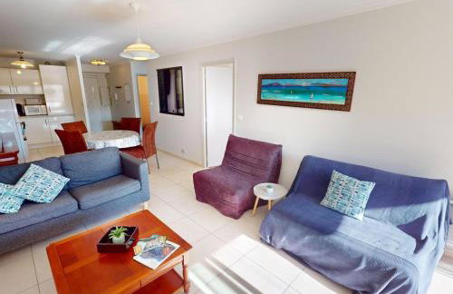 2P calme avec terrasse, piscine, parking et wifi - FR-1-196-368 - Foto 3