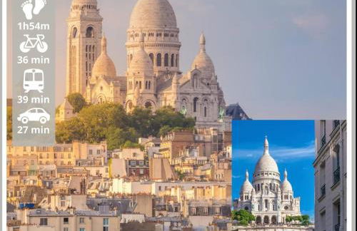 Nice Apartment with amazing view of Paris plus Parking - Foto 50