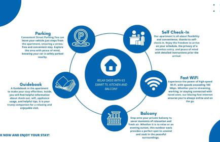 Relax Oasis with 65 SmartTV, Kitchen and Balcony - Foto 14