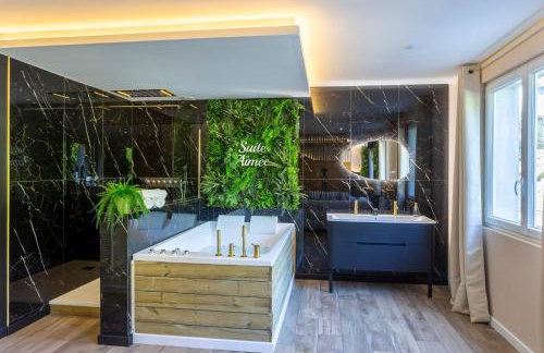 La Suite Aimée - Espace relaxant avec balnéo - Foto 11