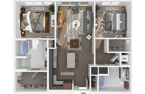 Luxury Bedroom with Private Bath & Closet Near Airport and Downtown Boston - Foto 6