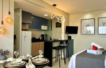 (1305) Studio Moderno e Aconchegante no Calhau - Foto 7