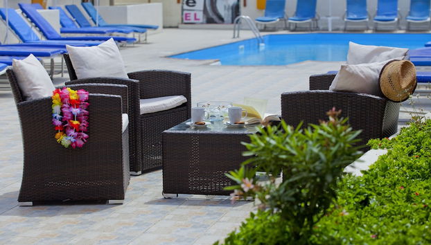 Zona de estar del vestíbulo