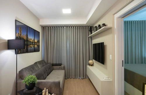 Luxo na Gleba com ar na sala e quarto, lava e seca e academia - Foto 10