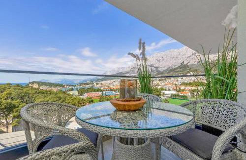 Luxury sea view apartment Makarska with pool - Foto 9