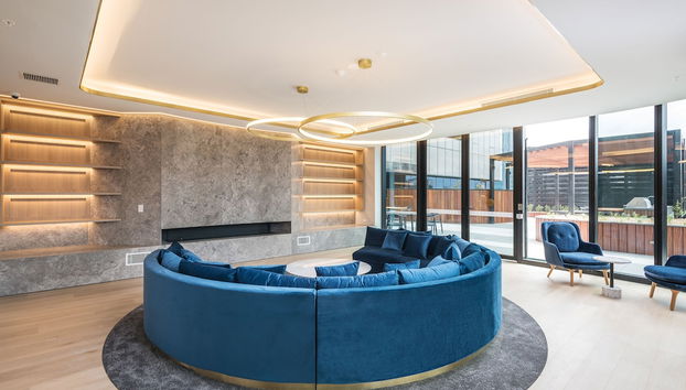 Zona de estar del vestíbulo