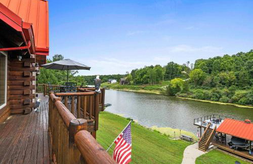 Lakeside Log Home, Private Dock, Near Ark! - Foto 31