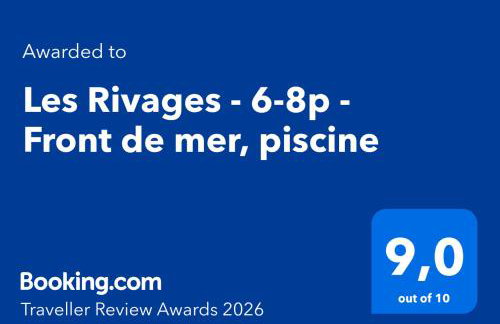 Les Rivages - 6p - Front de mer, piscine - Foto 36