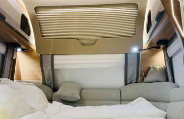 5 Sterne Wohnwagen direkt an der Messe - beheizt- inklusive Stellplatz & WLAN - New CARAVAN at Fairground - inclusive CaravanParking & WLAN - direkt Messegelände-Duschräume vor Ort - Kitchen - Heating - Foto 14