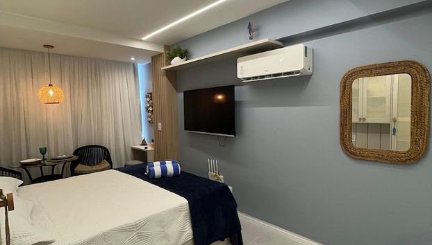Melhor Flat do Nixxus a passos da praia - Foto 4, Habitación