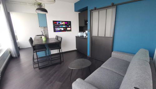 T2, vue mer panoramique, 2 min à pied de la plage - Foto 4