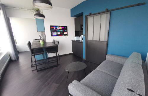 T2, vue mer panoramique, 2 min à pied de la plage - Foto 4