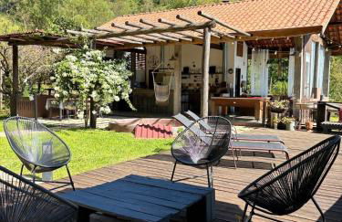 Chalé na montanha com vista e lareira Mantiqueira - Foto 29