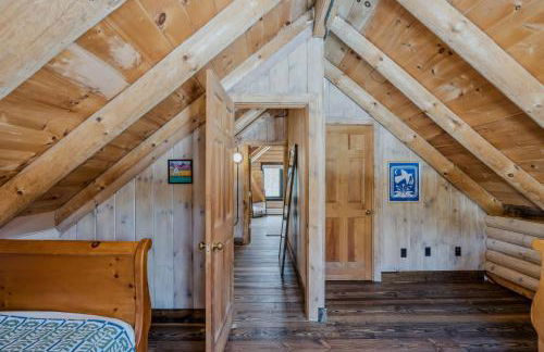 Log Cabin Fireplace Upper Valley - Wooded Chalet - Foto 26