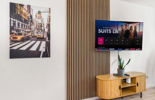 MOLA Apartments-Geräumiges Apartment in Wetter bis 6 Personen, XXL Couch, Parkplatz und WLAN - Foto 5