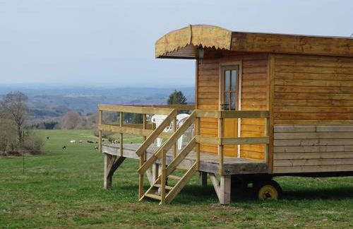 Belle roulotte de style chalet au coeur du Sancy - Foto 1