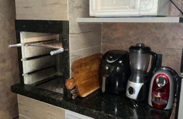 Casa Flat, Suíte, Ar-Cond, Área Gourmet e Garagem - Foto 16