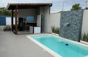 ESPAÇO PÉROLA GUANABARA, 70 Metros do Mar, 4 Suítes independentes COM AR, Área Gourmet Integrada com Piscina,Churrasqueira, 900 Metros de CASTELHANOS, ideal para FAMÍLIAS E AMIGOS - Foto 66