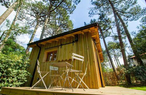 Cabane forêt proche plage avec piscine partagée - Foto 2