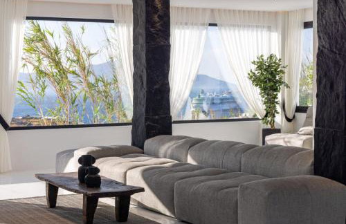 Mykonos Town Black Villa with Cave Heated Pool - Foto 65