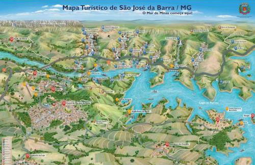 Pousada Casa Vista Bela São José da Barra Capitólio - Foto 19