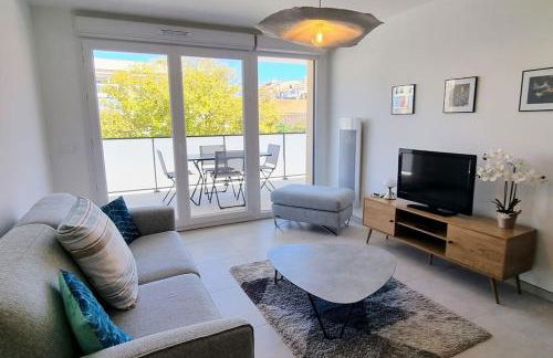 LE SEGRETO, Appt Neuf dans résidence de Standing, Superbe Déco, Centre, 2 Parkings Privés, Climatisation - Foto 12