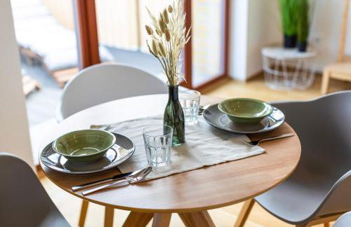 mayhome - das STRANDLOFT schönes Studioapartment mit Balkon, Küche und Tiefgarage - Sauna und Fitness direkt nebenan - Foto 25