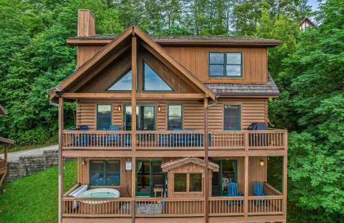 4BR Cabin with Ski Resort, Mtn Views & Hot Tub - Foto 34