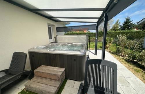 Belle Maison MALOU climatisée calme, piscine, jacuzzi 3km plage Labenne Capbreton - Foto 62