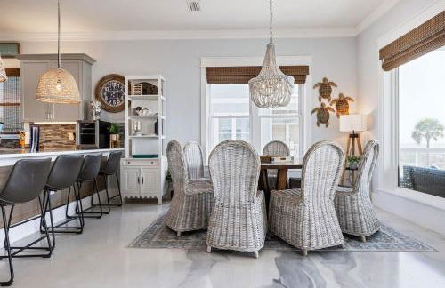 Blue Heaven on the Beach Gulf Front Sleeps 20 6 Br Heated Private Pool - Foto 43