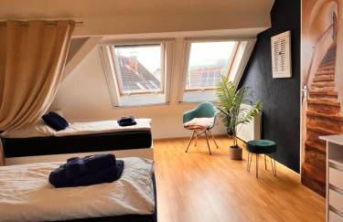 Ferienwohnung Aurora - WLAN, 2 Schlafzimmer, TV, Küche, Bad, Waschmaschine - Foto 9