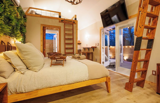 Secluded Luxury Couples cabin Sauna Pool - Foto 4