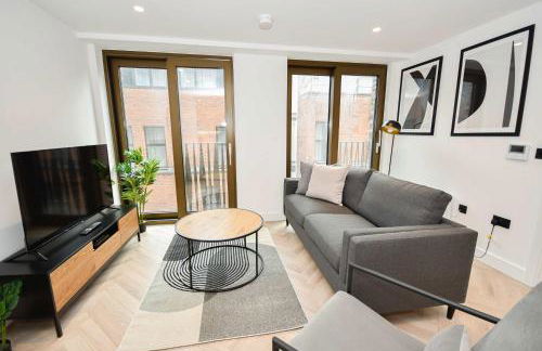 Modern 1 Bed Flat in Central Manchester w Balcony - Foto 7