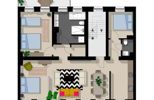 nestup - Zentrales 120 qm Design-Loft mit Balkon - Foto 33