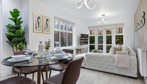 Egham 2BR Retreat Peaceful Setting Contemporary Free Wifi & Parking - Foto 4