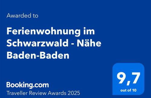 Ferienwohnung im Schwarzwald - Nähe Baden-Baden - Foto 25