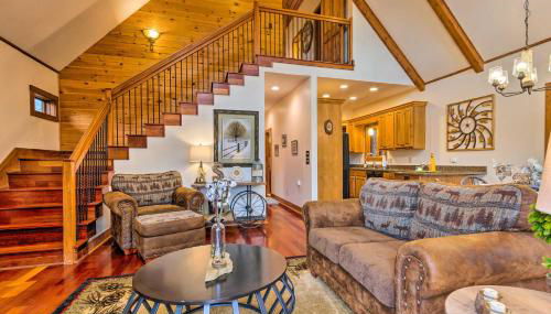 Mountain Cabin with Fire Pit, Walk to Golf and Fishing - Foto 4