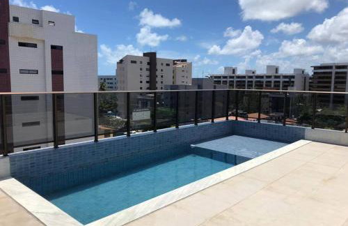 Loft estiloso na praia Ponta de Campina - Foto 32