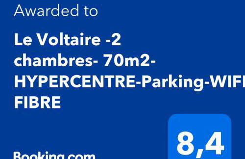 Le Voltaire -2 chambres- 70m2- HYPERCENTRE-Parking-WIFI FIBRE- Nouvelle literie - Photo 32