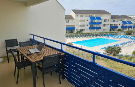 Lacanau, Résidence Bleu Marine, appartements 2e étage, exceptionnels car balcon face et vue océan avec piscine ! Et avec parking réservé - Foto 11