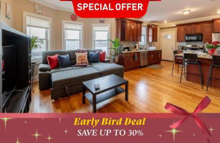 90 - 4BR Dorchester - Sleek Apt near Marina Bay - Photo 1