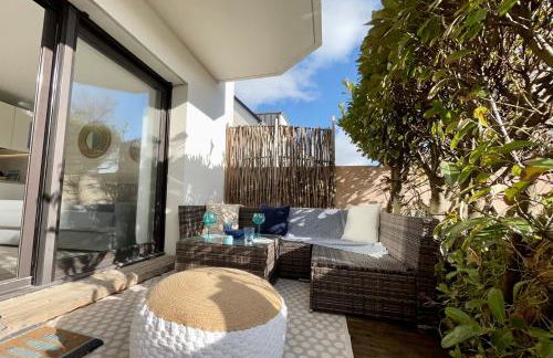 Le Nid Douillet, studio avec terrasse et parking à 400m des plages - Foto 14