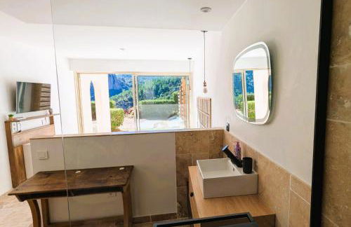 VILLA L'ESTEREL AVEC PISCINE VUE MER -MANDELIEU 06210- 6 Pers - Foto 14