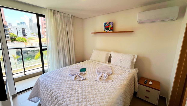 Flat Oceânica Deluxe - By Almare - Foto 4, Habitación