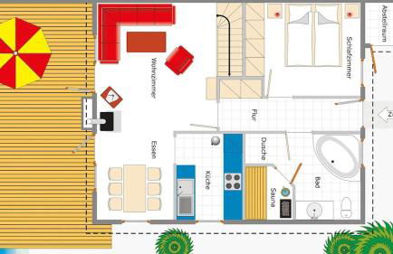 Ferienhaus mit Wasserterrasse - mit Sauna und Kamin - inklusive Nebenkosten - Photo 26