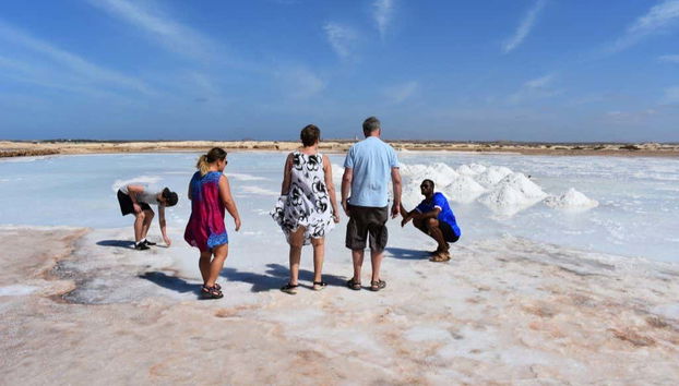 Visiting the salt flats