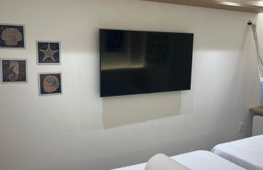 Apartamento completo na melhor praia da grande João Pessoa 40 metros da praia - Foto 10