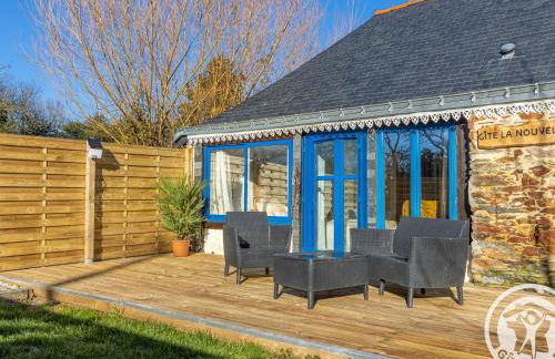 Charmante maison en Anjou Bleu, 2 pers, terrasse, poêle à bois, équipements bébé, cuisine équipée - FR-1-622-72 - Foto 3